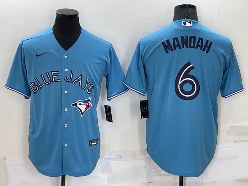 Toronto Blue Jays #6 Alek Manoah Light Blue Stitched MLB Cool Base Nike Jersey,We sell and wholesale Toronto Blue Jays #6 Alek Manoah Light Blue Stitched MLB Cool Base Nike Jersey on line form chian!